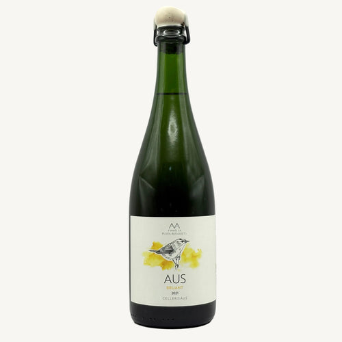 Aus Bruant DO Cava Brut Nature 2022 by The Grape Escape from Catalunya; Alella, Spain, available at The Grape Escape Switzerland.