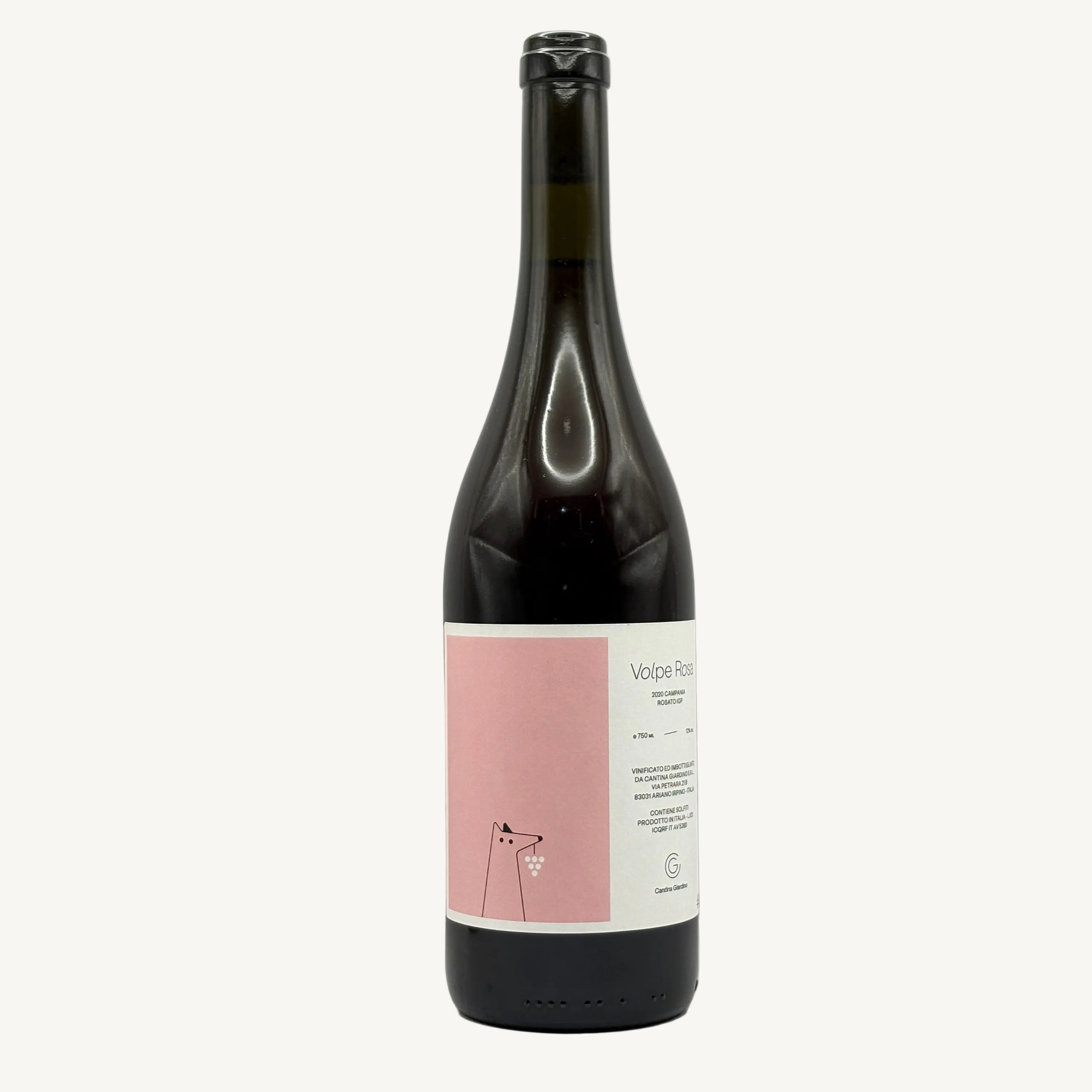 Volpe Rosa Campania Rosato IGT 2020 by The Grape Escape from Campania, Italy, available at The Grape Escape Switzerland.